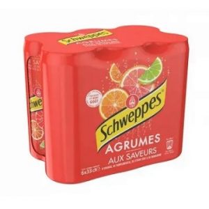 schweppes agrumes cannettes